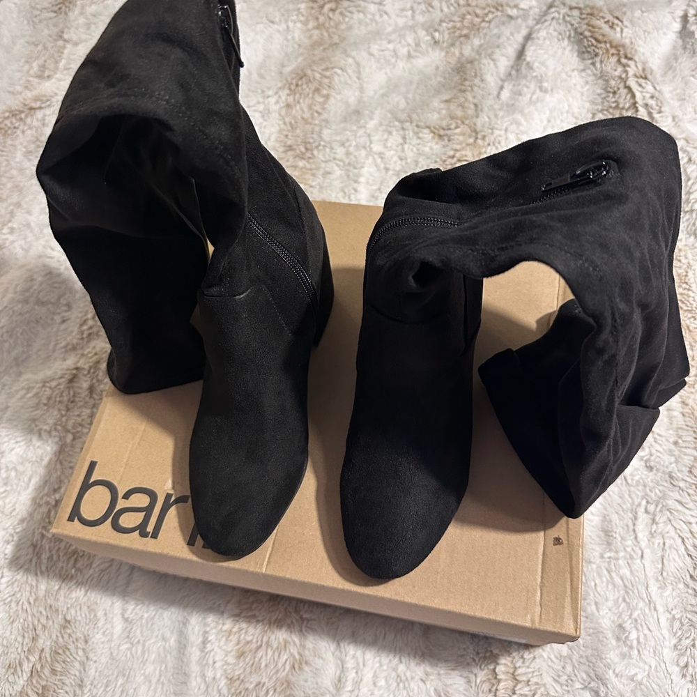 Bar III Black Heeled Boots